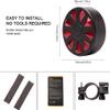 NCRD Bike Tail Light, Waterproof Ultra Bright Rechargeable Bike Light, Cycling Safety Back Taillight Accessories, Red High Intensity 3 Light Modes Bike Tail Lights Fits On Road/Mountain Bike view 2