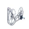 SwishTi Titanium Road Cyclocross Gravel Bicycle Bike Rear Derailleur Oversized Pulley Wheel System Cage OSPW for Campagnolo Campy Super Record Record EPS Chorus Potenza 11 Speed use (Silver Gray) view 1