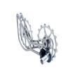 SwishTi Titanium Road Cyclocross Gravel Bicycle Bike Rear Derailleur Oversized Pulley Wheel System Cage OSPW for Campagnolo Campy Super Record Record EPS Chorus Potenza 11 Speed use (Silver Gray) view 3