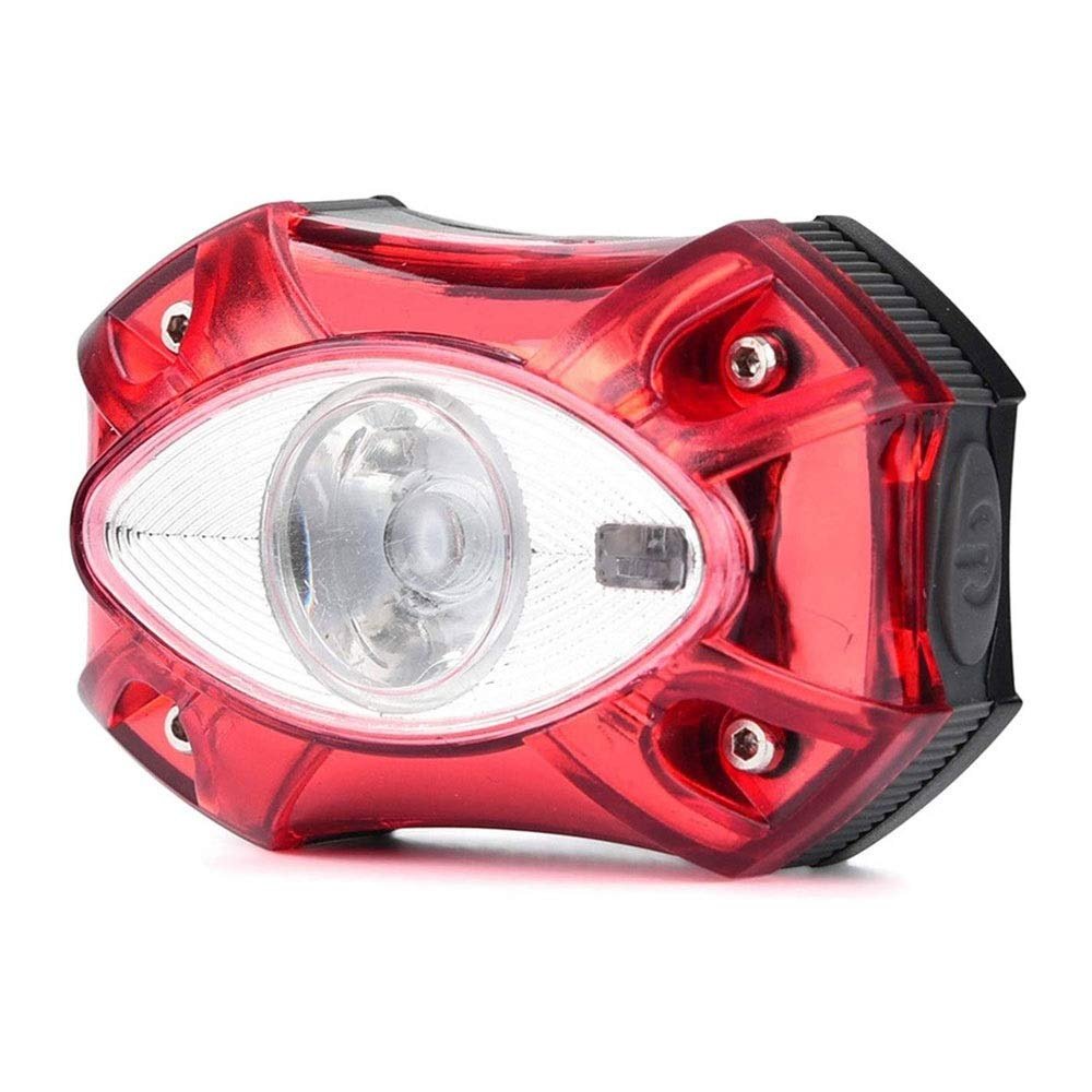 NCRD Bicycle Tail Light LED Red, Rechargeable Rear Bike Light 3 Modes, USB Chargeable Mountain Bike Headlight Cycling Light Tail-Lamp Bicycle