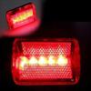 NCRD Bicycle Taillight, 7 Modes, Rear Bike Light, Red Bicycle Back Light Taillight Night Safety Riding Warning Lamp view 2