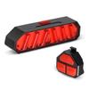 NCRD USB Rechargeable 100 Lumens LED Smart Bike Tail Light, Waterproof Bicycle Tail Light for Any Road Bikes, Intelligent Remote Control Steering Warning Light Night Riding Equipment Safety Light view 1