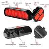 NCRD USB Rechargeable 100 Lumens LED Smart Bike Tail Light, Waterproof Bicycle Tail Light for Any Road Bikes, Intelligent Remote Control Steering Warning Light Night Riding Equipment Safety Light view 4