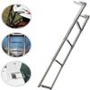 JINCAN 4 Step Boat Ladder Telescoping, Premium Stainless Steel Folding Swim Ladder with Wider Steps for Marine Boat Yacht Swimming Pool view 2