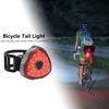 NCRD Bike Tail Light, Brake Sensing Rear Lights, Ultra Bright LED Warning Bicycle Flashlight, USB Rechargeable, Waterproof, Cycling Safety Back Taillight Accessories with Multifunctional Clamp view 3
