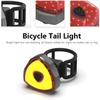 NCRD Bike Tail Light, Brake Sensing Rear Lights, Ultra Bright LED Warning Bicycle Flashlight, USB Rechargeable, Waterproof, Cycling Safety Back Taillight Accessories with Multifunctional Clamp view 4