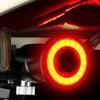 NCRD Bike Tail Light: Rear Bicycle Flashlight Ultra Bright Back Brake Light 100 Lumen Strobe USB Rechargeable Safety Red Led Taillight Waterproof Road Cycling Lights view 3