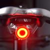 NCRD Bike Tail Light, Waterproof Ultra Bright Rechargeable Bike Light, Smart Sensor Taillight Brake Vibration Induction Bike Rear Light, Cycling Safety Back Taillight Accessories (Color : Black) view 2