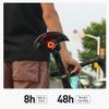 NCRD Bike Tail Light, Waterproof Ultra Bright Rechargeable Bike Light, Smart Sensor Taillight Brake Vibration Induction Bike Rear Light, Cycling Safety Back Taillight Accessories (Color : Black) view 3