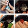 NCRD Bike Tail Light, Waterproof Ultra Bright Rechargeable Bike Light, Smart Sensor Taillight Brake Vibration Induction Bike Rear Light, Cycling Safety Back Taillight Accessories (Color : Black) view 4