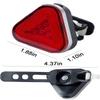 NCRD Bike Tail Light - Waterproof Bicycle Taillight-USB Rechargeable Ultra Bright Safety Warning Bike Brake Rear Lights-Easy Installation, for Road Bike and Mountain Bike view 2