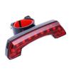 NCRD Bike Tail Light: Lights Red Back Led Warning Flashlight Easy Mount Cycling Safety Brake Taillight USB Rechargeable Ultra Bright Rear Light, 5 Mode view 1