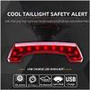 NCRD Bike Tail Light: Lights Red Back Led Warning Flashlight Easy Mount Cycling Safety Brake Taillight USB Rechargeable Ultra Bright Rear Light, 5 Mode view 3