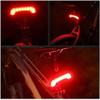 NCRD Bike Tail Light: Lights Red Back Led Warning Flashlight Easy Mount Cycling Safety Brake Taillight USB Rechargeable Ultra Bright Rear Light, 5 Mode view 4