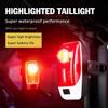NCRD Bike Tail Light USB Rechargeable - LED Bicycle Rear Light Easily Clips on as a Red Taillight for Optimum Cycling Safety, Night Riding Road Bike Warning Equipment Riding Tail Light view 3