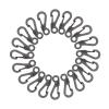 20Pcs Mini Spring Snap Hook Carabiners Clip Spring Hanging Buckle Paracord Snap Hook Camping Bottle Backpack Clasps Keychain view 1