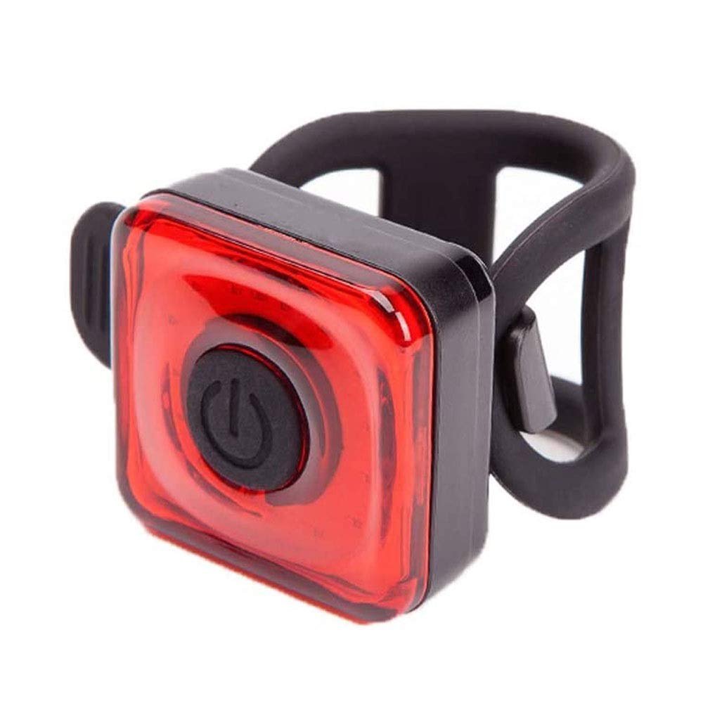 NCRD Bike Tail Light, Sport LED Rear Bike Light USB Rechargeable, Red High Intensity Bicycle Taillight Waterproof, LED Lamp Safety Warning Strobe Light