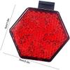 NCRD LED USB Rechargeable Bike Tail Light | Extremely noticeable Rear Flashlight for Maximum Visibility | Waterproof | Bicycle Back Lights for Cycling with Clip (Color : Red) view 2