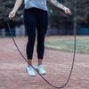 Elite Jumps 1-inch Beaded Jump Rope - Adjustable Rope for Fitness, Cardio, and Agility Training - Black/Black view 3