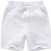 EISHOW 2-Pack Baby Boys Girls Shorts Cute Beach Short Pants Soft Cotton Shorts Active Jogger Bottoms with Drawstring Pockets (2 Pack-red+White,18-24 Months,18 Months,24 Months) view 3