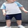 EISHOW 2-Pack Baby Boys Girls Shorts Cute Beach Short Pants Soft Cotton Shorts Active Jogger Bottoms with Drawstring Pockets (2 Pack-Gray+Navy,3-4Y,3 Years,4 Years) view 4