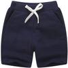 EISHOW 2-Pack Baby Boys Girls Shorts Cute Beach Short Pants Soft Cotton Shorts Active Jogger Bottoms with Drawstring Pockets (Navy,4-5Y,4 Years,5 Years) view 1