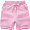 EISHOW 2-Pack Baby Boys Girls Shorts Cute Beach Short Pants Soft Cotton Shorts Active Jogger Bottoms with Drawstring Pockets (Pink,6-8Y,6 Years,7 Years) view 1