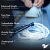 Elite Jumps | Adjustable Jump Ropes for Fitness with Unbreakable Handles and Shatterproof Beads | Crossover Jump Rope for Your Exercise Equipment | Segmented Jump Rope view 2