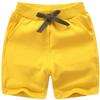EISHOW 2-Pack Baby Boys Girls Shorts Cute Beach Short Pants Soft Cotton Shorts Active Jogger Bottoms with Drawstring Pockets (2 Pack-Yellow+Orange,5-6Y,5 Years,6 Years) view 3