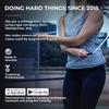 Elite Jumps - Do Hard Things 1 Beaded Jump Ropes - Strong & Durable Materials - Resize & Adjust - Fitness & Cardio Training - Improve Rhythm, Speed, Agility - Black/White view 4