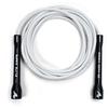 Elite Jumps 6mm PVC Jump Rope  Adjustable Fitness Skipping Rope with Black Handles & White Cord  Unbreakable, Non-Kinking Design  Premium Workout Equipment for Men & Women view 1
