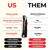 Elite Jumps 6mm PVC Jump Rope  Adjustable Fitness Skipping Rope with Black Handles & White Cord  Unbreakable, Non-Kinking Design  Premium Workout Equipment for Men & Women view 3
