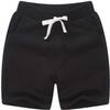 EISHOW 2-Pack Baby Boys Girls Shorts Cute Beach Short Pants Soft Cotton Shorts Active Jogger Bottoms with Drawstring Pockets (2 Pack-Black+red,3-4Y,3 Years,4 Years) view 2