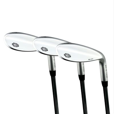 Detroit Golf Co. Premium Forged Wedge Set 52, 56, 60 Degree Milled Face Engineered for Exceptional Feel, Accuracy, and Consistency 3-Piece Set for Precision Golf Shots