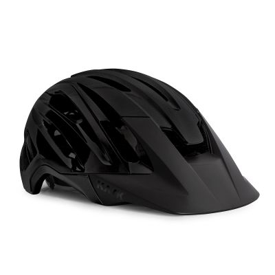 KASK Caipi Bicycle Helmet I Road Cycling, Trail & Enduro Bicycle Helmet - Black Matt - Small
