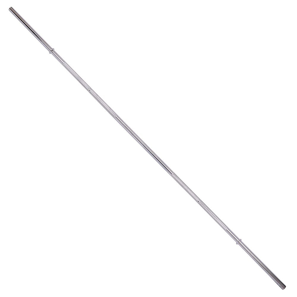 Signature Fitness Powergainz Olympic Barbell Standard Weightlifting Barbell, 300-Pound Capacity,Silver
