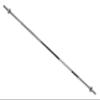 Cast Iron Standard Weight Plates Including 5FT Standard Barbell with Star Locks, 45-Pound Set (35 Pounds Plates + 10 Pounds Barbell), Silver view 1