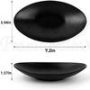 Framendino, A5 Melamine Jewelry Dish Organizer Decorative Trinket Frosted Black Ship view 2