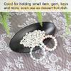 Framendino, A5 Melamine Jewelry Dish Organizer Decorative Trinket Frosted Black Ship view 3