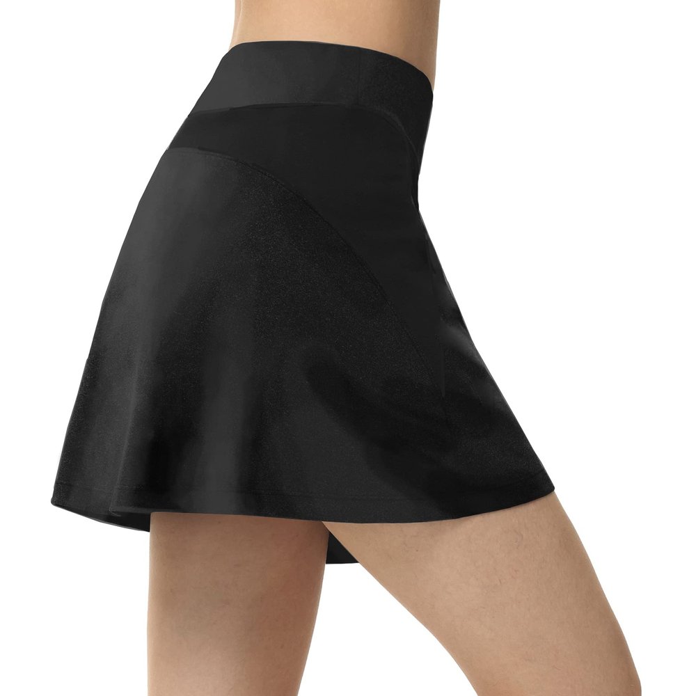 ALWAYS Women's Active Tennis Skirt  Athletic Golf Mini Skirt for Women Black X Small
