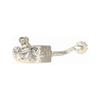 Schneiders FES Silver Plate Equitation Spur Cloverleaf | Enhances Show Ring Elegance | Promotes Better Contact | Minimal Leg Movement Required view 1