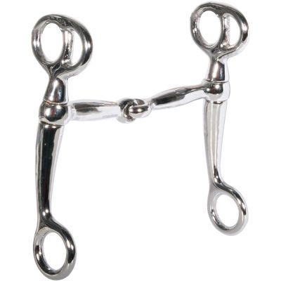 FES Tom Thumb Horse Snaffle | Ideal for Starting Young Horses | Smooth Stainless Steel Construction | Swivel Cheeks for Individual Training | Direct Pressure Application | Perfectly Balanced