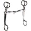 FES Tom Thumb Horse Snaffle | Ideal for Starting Young Horses | Smooth Stainless Steel Construction | Swivel Cheeks for Individual Training | Direct Pressure Application | Perfectly Balanced view 1