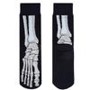 Parquet Halloween Crew Socks for Men and Women - Witches Skeletons Skulls and Jack o lanterns view 3