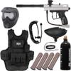 Action Village Kingman Spyder Victor Heavy Gunner Paintball Gun Package Kit (Gloss Clear)