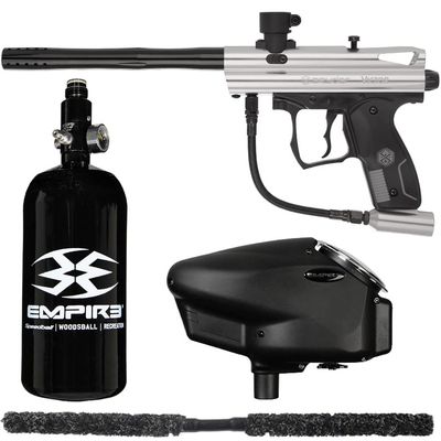 Action Village Kingman Spyder Victor Core Paintball Gun Package Kit (Gloss Clear)