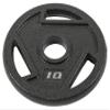 BalanceFrom Powergainz Olympic 2-Inch Cast Iron Plate Weight Plate for Strength Training and Weightlifting,Black POG-AT2IN-10X4 view 3
