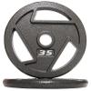 BalanceFrom Powergainz Olympic 2-Inch Cast Iron Plate Weight Plate for Strength Training and Weightlifting, Black POG-AT2IN-35X2 view 1