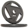 BalanceFrom Powergainz Olympic 2-Inch Cast Iron Plate Weight Plate for Strength Training and Weightlifting, Black POG-AT2IN-35X2 view 2