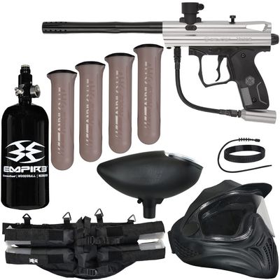 Action Village Kingman Spyder Victor Legendary Paintball Gun Package Kit (Clear)